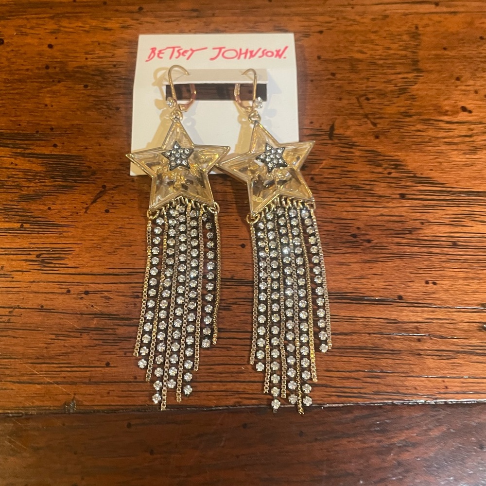 Celestial Star Betsey Johnson Earrings